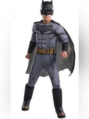 DC Justice League: Batman Costume for Kids, Boy's Small